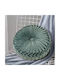 SpitiBazaar Velvet Petrol Blue Sofa Cushion 32x32cm