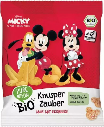 Bio Snacks Für Mais Erdbeere Mickey +12m 30gr Pure Fun