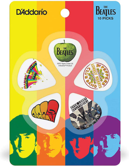 D'addario 1cwh6-10b3 Beatles Classic Albums Πένες Heavy Συσκευασία 10 Τμχ