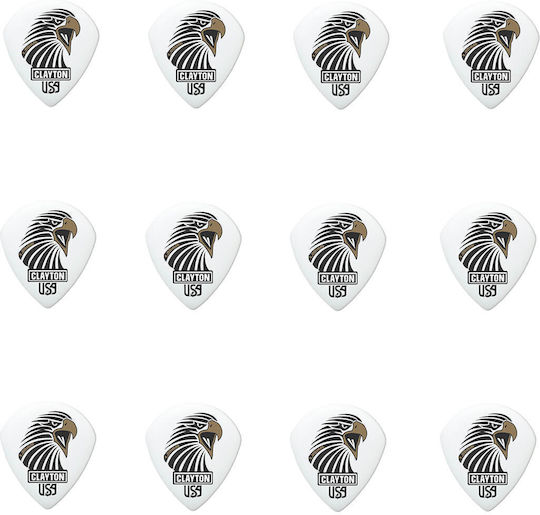Clayton Sast100 Sharp Acetal Small Teardrop Πένες 1,00mm Πακέτο 12 Τμχ
