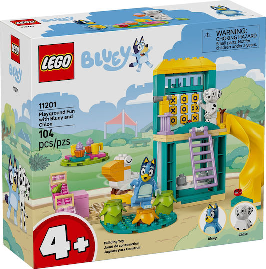 LEGO Конструктори Playground Fun With Bluey And Chloe за 4+ Години 104 Бройки