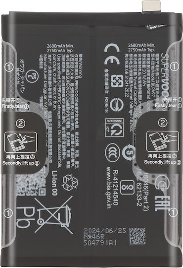 Oneplus Internal Battery Oneplus Nord 4 5500mah Original Blpa97 Black