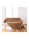 Douceur d'Intérieur Arya Ριχτάρι Πολυθρόνας Ζακάρ 180x220εκ. brown