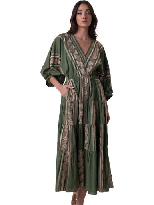 Fullah Sugah Beach Dress Green