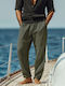 Trousers in Relaxed Fit Khaki