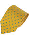 Pierre Cardin Men's Tie Silk Printed in Yellow Color