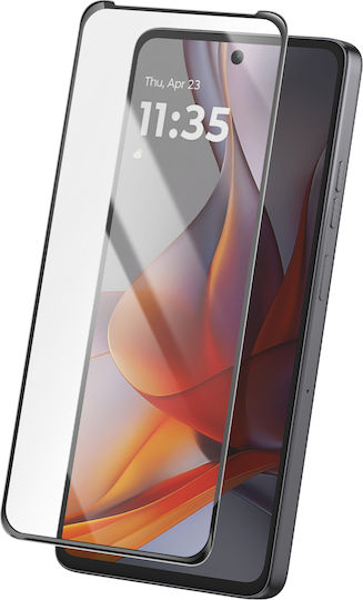 Avizar Gehärtetes Glas Motorola Moto G75 Kratzfest Widerstandsfähig Schwarz