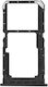 Clappio Sim Card Slot Oppo A79 Nano Sim Slot Black
