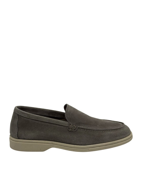 Loafers Leder Herren Freizeitschuhe Gray