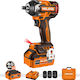 Hojita HJCD1B50 Brushless Μπουλονόκλειδο Μπαταρίας 20V 2x4Ah με Υποδοχή 1/2"