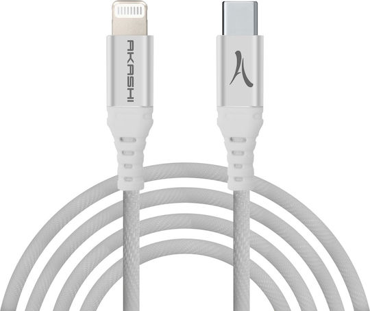 Usb-c Zu Lightning Kabel Mfi Zertifiziert Lade- und Synchronisationskabel Akashi 1m Weiß