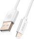 Inkax Usb-zu-Lightning-Kabel Schnellladung Synchronisierung Weiß