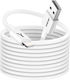 Akashi USB-zu-iPhone Lightning Ladekabel 3m Weiß
