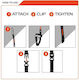 Каишка Atlas B-clip 26mm X 2.0m Лишей Двойка Ox323 Oxford