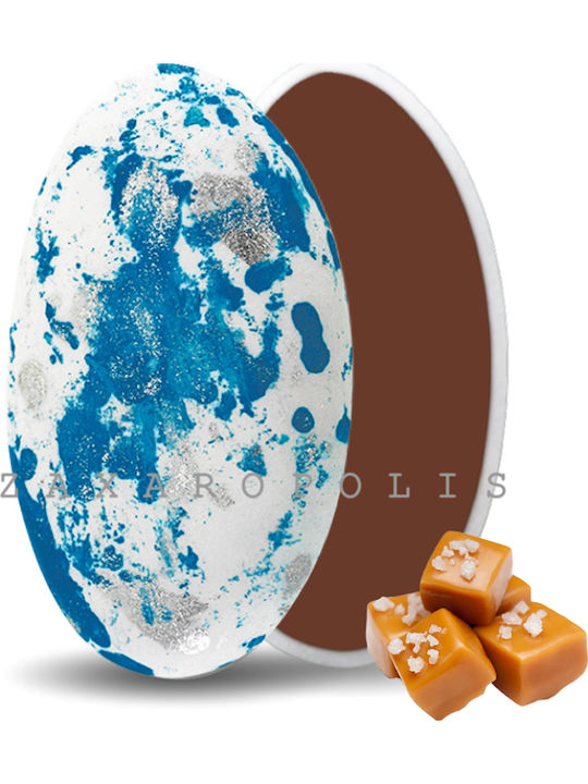 Zaxaropolis Κουφέτα Choco Splash în Formă Clasic cu Aromă de Caramel Albastru 1000gr
