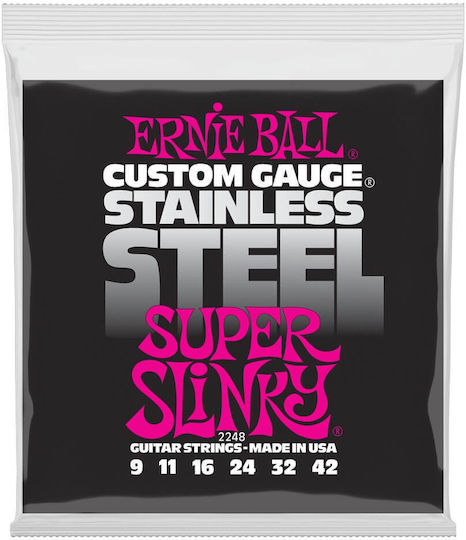 Ernie Ball Super Slinky Μονή Χορδή Stainless Steel Ηλεκτρικής Κιθάρας
