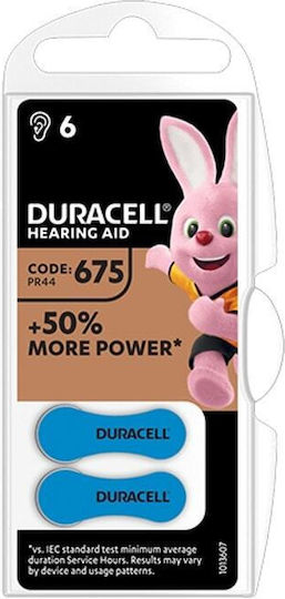 Duracell Цинкови Батерии Bz-za675 Za675 1.4v 6 Бр Копчета