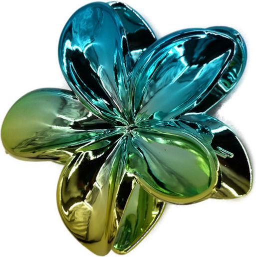 Holographic Hair Claw 8cm – Green Blue K.0204-82