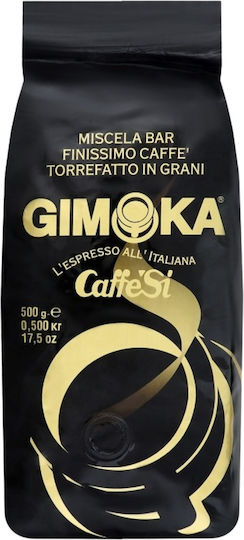 Gimoka Espresso Kaffee Nero Black Bohnen 500gr