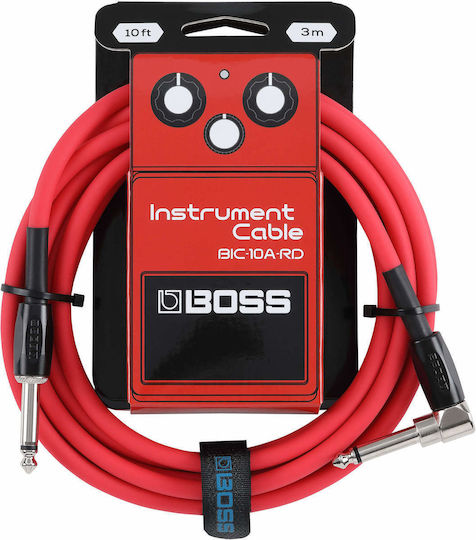 Boss Cable 6.3mm Male - 6.3mm Male 3m Red P69B27