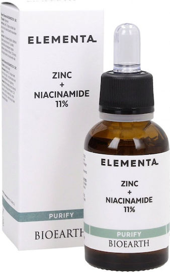 Bioearth Elementa Purify Serum Προσώπου με Νιασιναμίδη 30ml