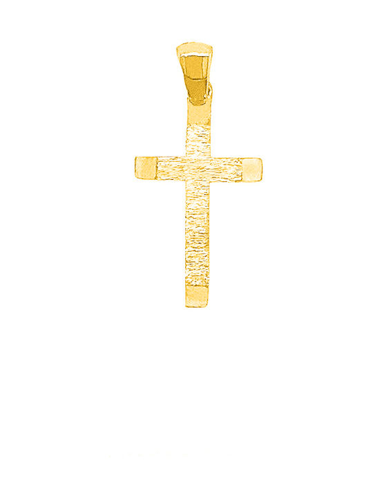 Dio Jewellery Lab Silber Σταυρός Επιχρυσωμένος