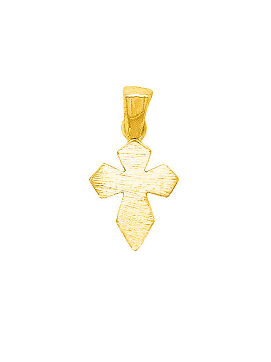 Dio Jewellery Lab Women's Cross from Gold Plated Silver