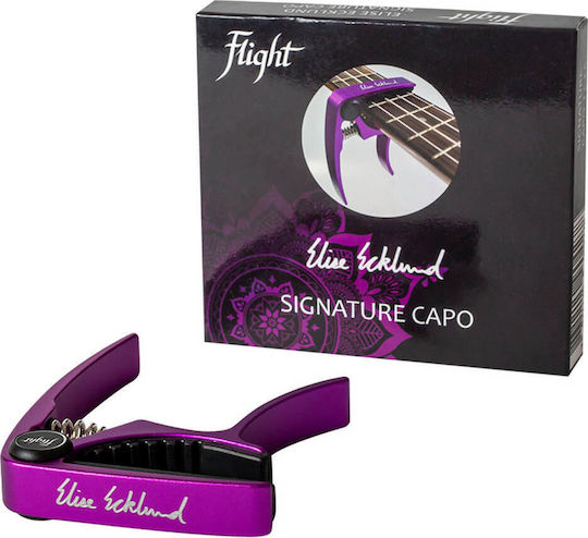 Flight Fc-ee Elise Ecklund Signature Καποτάστο Ukulele Μωβ