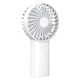 Akashi Portable Fan 2 In 1 Battery 4000mah Charge Usb-c Torch White