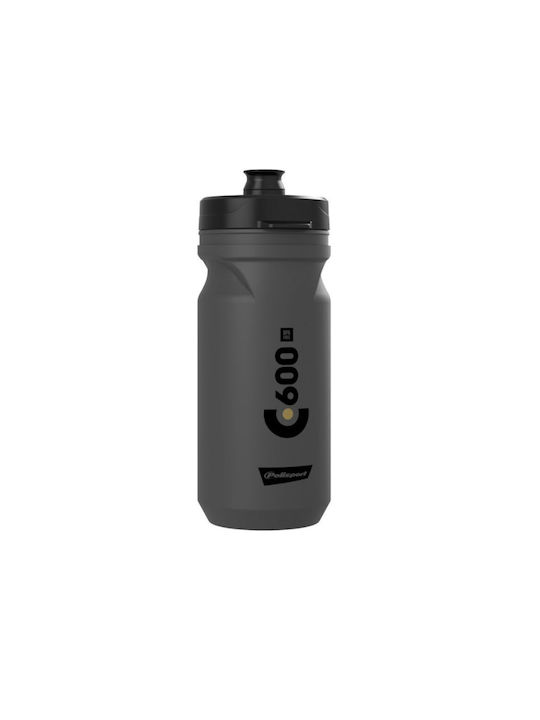 Polisport Παγούρι Ποδηλάτου 600ml Γκρι