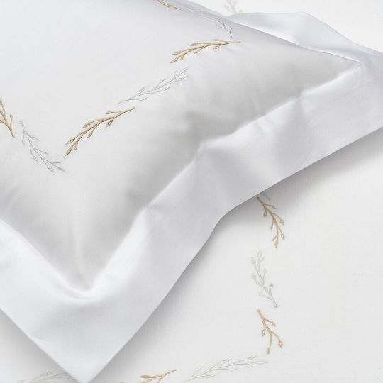 Celso De Lemos Παπλωματοθήκη Υπέρδιπλη 240x220 Fern Sateen