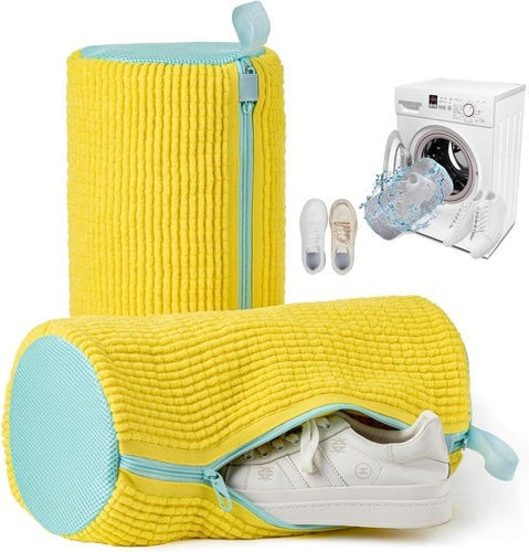 Quandes Shoe Washing Bag Laundry Net for Shoes 39x19cm 1pcs