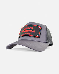 Failure Is Not An Option Jockey Gri-Negru Șapcă Patch de Cauciuc John Hatter & Co