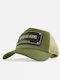 Cash Is King Green Jockey Cap Rubber Patch John Hatter & Co