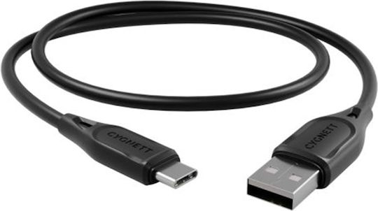 Cygnett Cabluri USB De Tip C La USB-A Charge Transfer 3A 60W Essentials 1M Negru