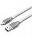 Cygnett Cablu Lightning La USB-A 2,4A 12W Serie Armoured Charge și Sincronizare 1m Alb