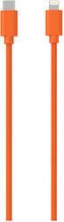 Jaym Lightning To Usb-c Pd 3a Charge Sync Cable Pop Collection 1,5m Orange
