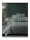 First Choice Set Husă de Pilotă Dublă cu 2 Fețe de Pernă & 1 Cearsaf 200x220 Verde