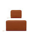 Gallantry Women's Wallet Card Case Gift Set Brown