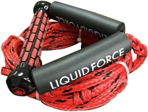 Liquid Force Surf Handle Wakesurf Combo Red
