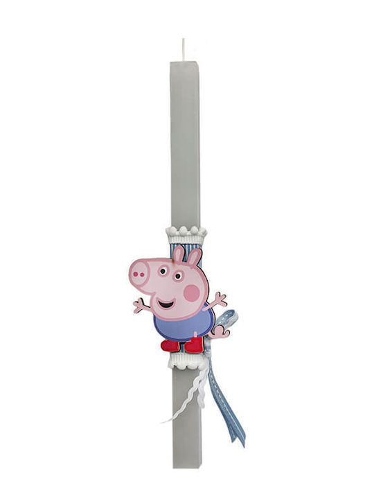 Osterkerze Peppa Wutz Runde Blaue Osterkerze Peppa Wutz Runde Blaue