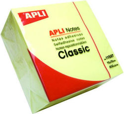 Memo Pads Stickers Cube Yellow