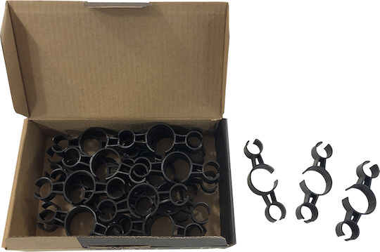 Torch Base Clip 2 Positions Champagne 24 Pieces