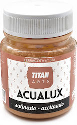 Aqualux Titan Arts Satinado 75ml Terrakotta No826 Spezielle Bastelfarben