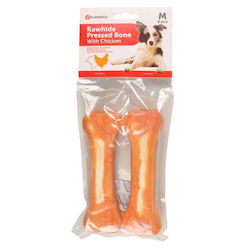 Flamingo Knochen aus Kalzium mit Huhn 2 Stück 220 g Mittel Flamingo Knochen aus Kalzium mit Huhn 2 Stück 220 g Mittel