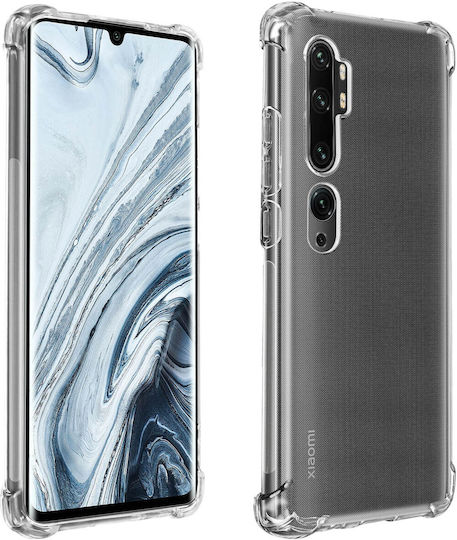 Akashi Калъф За Мобилни Телефони Xiaomi Mi Note 10 10 Pro Силиконов Удароустойчив Подсилени Ъгли Прозрачен