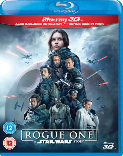Rogue One A Star Wars Story 3d + 2d 3d Μόνο Αγγλικούς Υπότιτλους Bluray Blu-ray