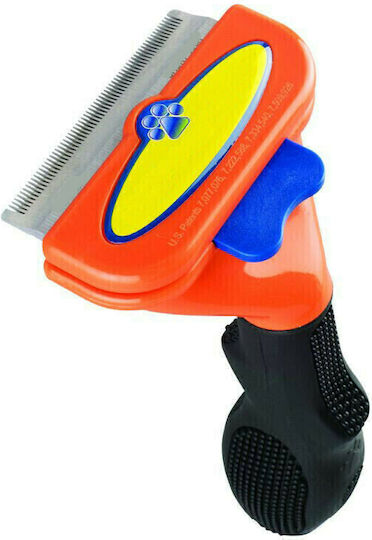 Perie Mediu pentru câini cu părul lung cu Razor pentru Îndepărtarea Părului