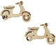 Vespa Hölzernes 5cm Set/6 Natürliche