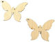 Schmetterling Hölzernes 7cm Set/5 Natürliche Materialien